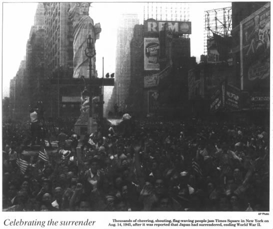 Celebrating the surrender